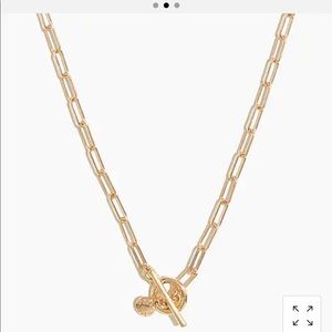 T-bar paper clip link chain necklace JCrew…